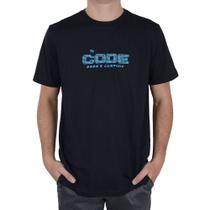 Camiseta Masculina Code MC Tetris Preta - 2104