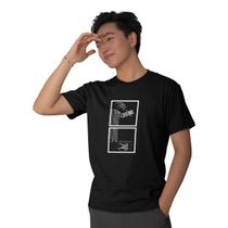 Camiseta Masculina Código de Barras Suicida Qr Code