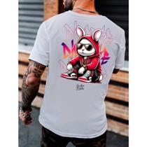 Camiseta Masculina Coelho Bunny Streetwear Camisa Manfinity Estilo