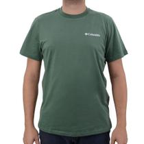 Camiseta Masculina Columbia MC Basic Verde - 3203 Camiseta Masculina Columbia MC Basic Verde - 3203