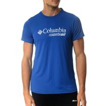 Camiseta Masculina Columbia MC Neblina Montrail Azul - 32045