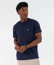 Camiseta Masculina com Bolso Marisa Azul Marinho-69024