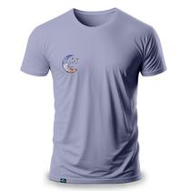 Camiseta Masculina com Estampa Lua e Vida 100 Algodão Fio 30.1 Borboleta Luar Discreta Ayahuasca Santo Daime Yagé Mariri Espiritual Mística Natureza