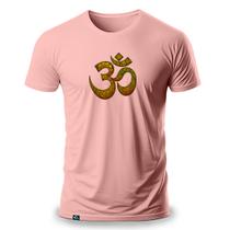 Camiseta Masculina com Estampa OM, o SOM da Criação 100 Algodão Meditação Yoga Ohm Hinduísmo Budismo Tibetana Sânscrito Zen Espiritual Sagrado Paz Zen