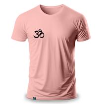 Camiseta Masculina com Estampa Om Preto 100 Algodão Fio 30.1 Meditação Yoga Ohm Hinduísmo Budismo Tibetana Sânscrito Zen Espiritual Sagrado Símbolo