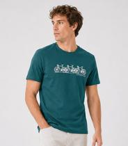 Camiseta Masculina Com Estampa Select Verde