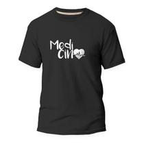 Camiseta Masculina Com Frase Medicina Med Universitário