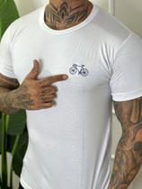 Camiseta Masculina com Logo de Bicicleta Estilo e Personalidade