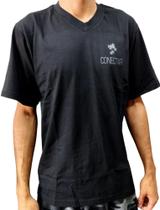 Camiseta masculina conectar gola v