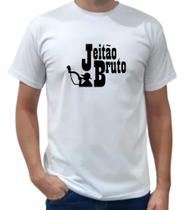 Camiseta masculina country jeitão bruto logo oficial moda rodeio peão boiadeiro