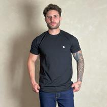 Camiseta Masculina Country Preta Manga Curta Paint Horse Camiseta Masculina Country Preta Manga Curta Paint Horse