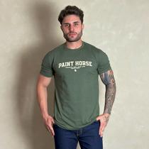 Camiseta Masculina Country Verde Original Agro Paint Horse Camiseta Masculina Country Verde Original Agro Paint Horse