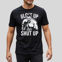 Camiseta Masculina Customizada Muay Thai Jiu Jitsu Artes Marciais Combate Guerreiro Disciplina Performance Fitness Academia Treino Estilo Luta