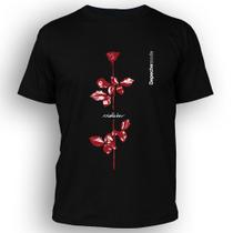 Camiseta masculina Dasantigas malha 100% algodão estampa Depeche Mode - Violator em serigrafia. Camiseta masculina Dasantigas malha 100% algodão estampa Depeche Mode - Violator em serigrafia.