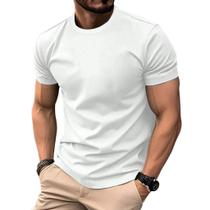 Camiseta Masculina de Academia Dry Fit Masculina Lisa Casual Treino Musculação