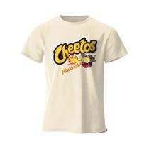 Camiseta Masculina de Algodão com Estampa de Desenho Animado