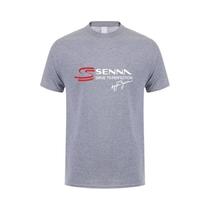 Camiseta Masculina De Algodão De Manga Curta Ayrton Senna Drive to Perfection