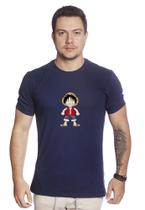 Camiseta Masculina De Algodão Monkey D. Luffy One Piece Boy