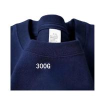 Camiseta Masculina De Algodão Pesado 300g, Manga Curta, Gola Redonda, Solta, Respirável, Básica Para