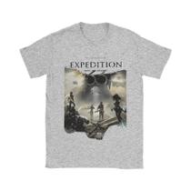 Camiseta Masculina De Algodão Puro Com Humor Clair Obscur Expedition 33 Game Manga Curta Com Gola