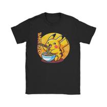 Camiseta Masculina De Algodão Puro Pokemon Com Gola Redonda E Manga Curta, Casual, Para O Verão