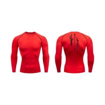Camiseta Masculina De Compressão De Secagem Rápida Com Estampa Dagger Para Treino, Corrida E