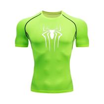 Camiseta Masculina De Compressão De Secagem Rápida, Manga Curta, Fitness, Corrida, Academia,