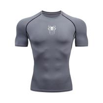 Camiseta Masculina De Compressão De Secagem Rápida, Manga Curta, Fitness, Corrida, Academia,
