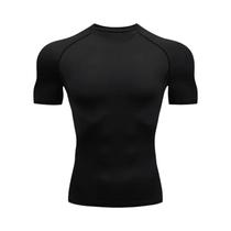 Camiseta Masculina De Compressão Para Corrida De Secagem Rápida, Respirável, Para Fitness, Academia