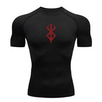 Camiseta Masculina de Compressão - Secagem Rápida para Fitness, Treino e Corrida