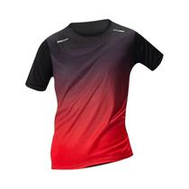 Camiseta Masculina de Cor Gradiente - Secagem Rápida, Manga Curta para Corrida e Fitness