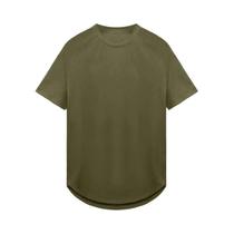 Camiseta Masculina De Corrida De Secagem Rápida Com Manga Curta, Gola Redonda, Para Treino E Fitness