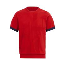 Camiseta Masculina De Malha Lisa Com Gola Redonda Respirável Casual De Negócios Manga Curta CHCH