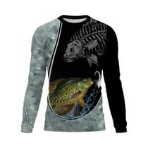Camiseta Masculina De Manga Comprida Com Estampa 3D De Pesca, Elegante E Casual, Presente Para