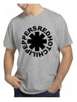 Camiseta Masculina De Rock Red Hot Chili Peppers Camisa 100% Algodão