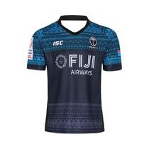 Camiseta Masculina De Rugby Fiji Tamanho Grande 2025 Respirável De Secagem Rápida Para Verão Casual