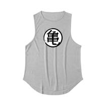 Camiseta Masculina De Secagem Rápida Para Academia, Camiseta Sem Mangas Com Estampa De Anime Japonês