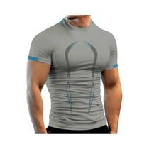 Camiseta Masculina de Secagem Rápida para Academia e Treino - Respirável e Confortável