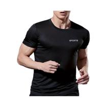 Camiseta Masculina De Secagem Rápida Verão Academia Esportes Corrida Solta Casual Diária Fitness