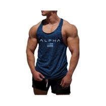 Camiseta Masculina De Tamanho Europeu Alpha Estampada Com Decote Redondo, Rápido Secagem, Para Camiseta Masculina De Tamanho Europeu Alpha Estampada Com Decote Redondo, Rápido Secagem, Para