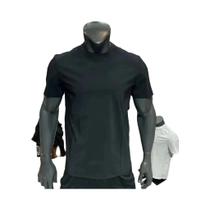 Camiseta Masculina De Verão Com Manga Curta, Respirável, De Secagem Rápida, Elástica, Casual E