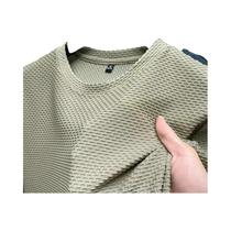 Camiseta Masculina De Verão Oversize Com Gola Redonda E Manga Curta M-5XL, Respirável E Resistente a