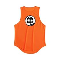 Camiseta Masculina De Verão Para Corrida, Regata Para Academia, Anime, Turtle Script, Fitness, Sem