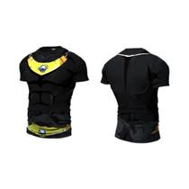 Camiseta Masculina De Verão Para Cosplay, Fitness E Corrida, Gola Redonda, Estampa De Desenho