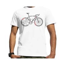 Camiseta Masculina De Verão Respirável Oversized Com Estampa De Bicicleta De Montanha Estilo