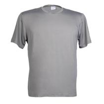 Camiseta Masculina Delkor Plus Size Malha Cinza
