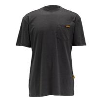 Camiseta masculina DEWALT de bolso cinza carvão GG