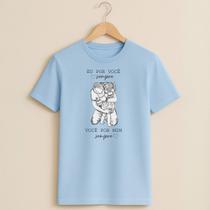 Camiseta Masculina Dia dos Pais Estampa Eu Por Você Sempre Pai e Filha 144 Presente Demonstração