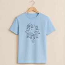 Camiseta Masculina Dia Dos Pais Estampa Pai De Duas Meninas 152 Modinha Presente Pai Carinho Amor