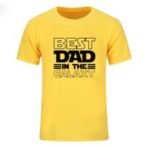 Camiseta Masculina Dia Dos Pais Melhor Pai Da Galáxia
